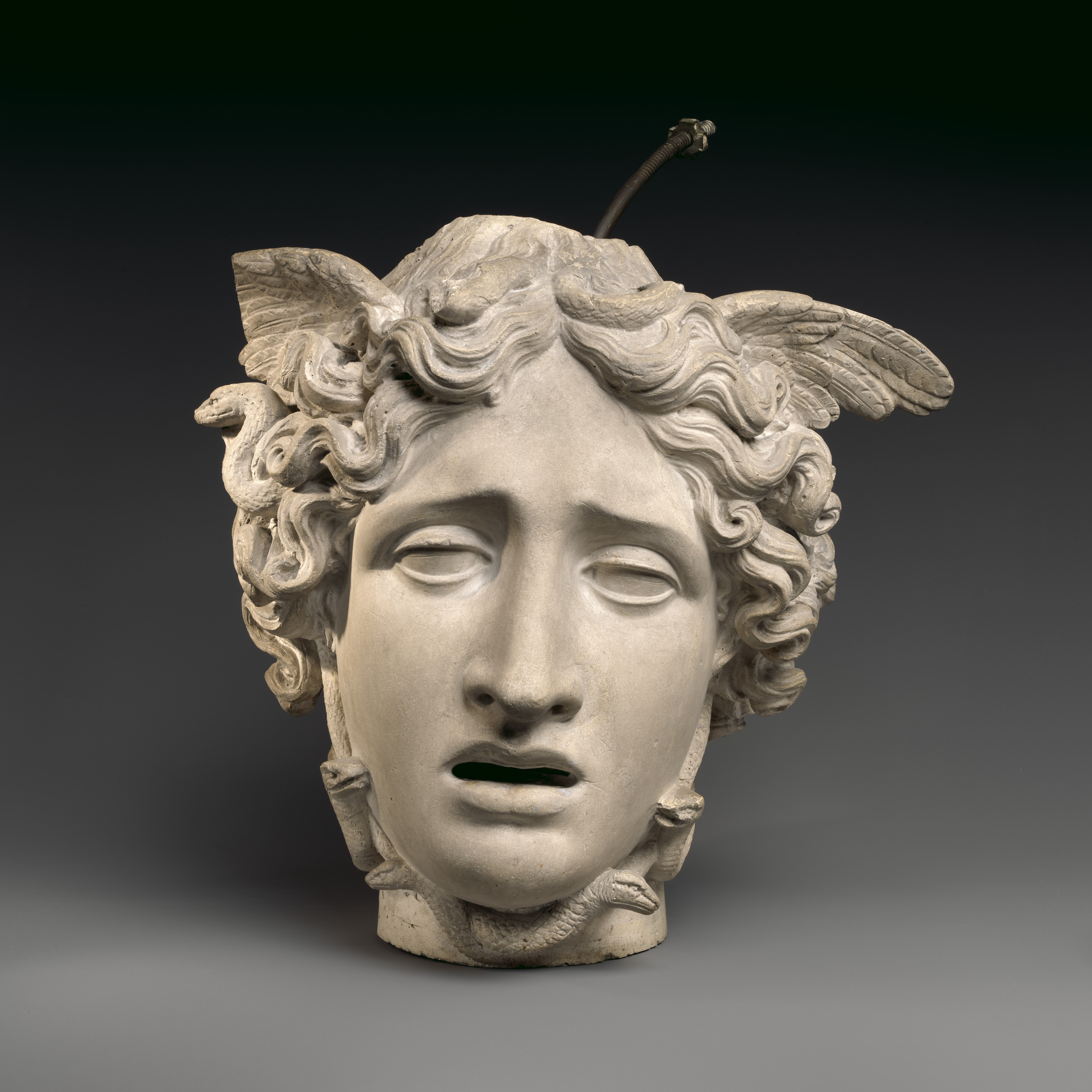 Studio of Antonio Canova, plaster cast of the Head of Medusa at The Met